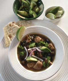 Christine McFadden recipe development mexican soup pork beans cabbage