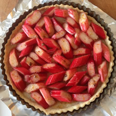 Learn to bake rhubarb tart Dorset Foodie cookery classes south west