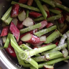 Learn to Cook Rhubarb Dessert South West England
