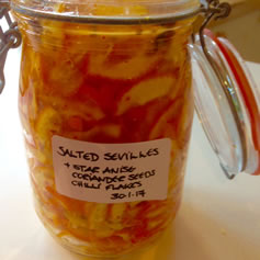 Pickles seville oranges foodwriting Christine McFaddenS outh West